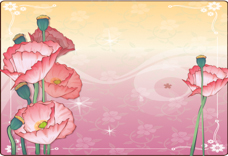 B826-时尚简约-花类-荷花