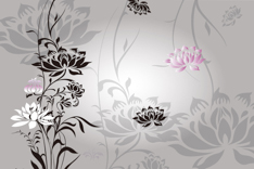 G0809-时尚简约-花类-荷花