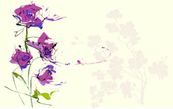 B318-时尚简约-梦幻背景 花纹 底纹 花卉