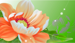B535-时尚简约-梦幻背景 花纹 底纹 花卉