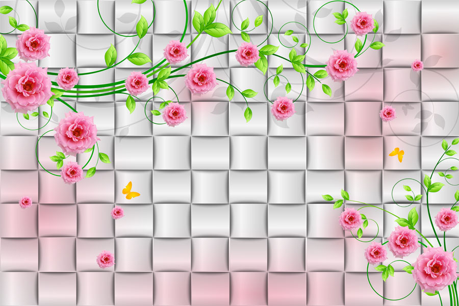 A013334-717-3D-玫瑰花
