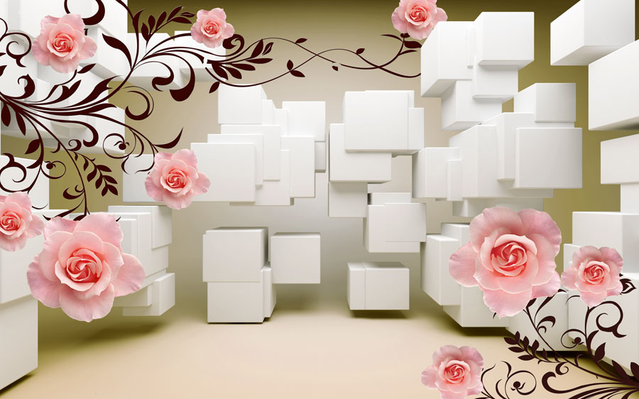A013366-与A013174重复 3D15页-3D-玫瑰花
