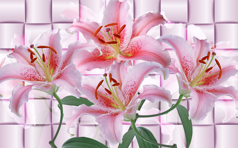 A013394-1082-3D-百合花