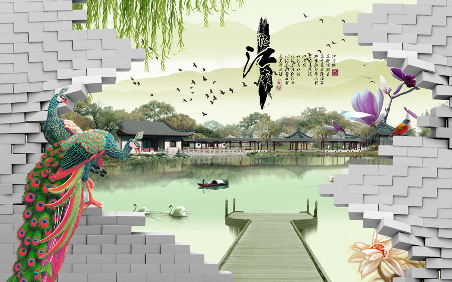 A013409-1110-3D墙外 忆江南