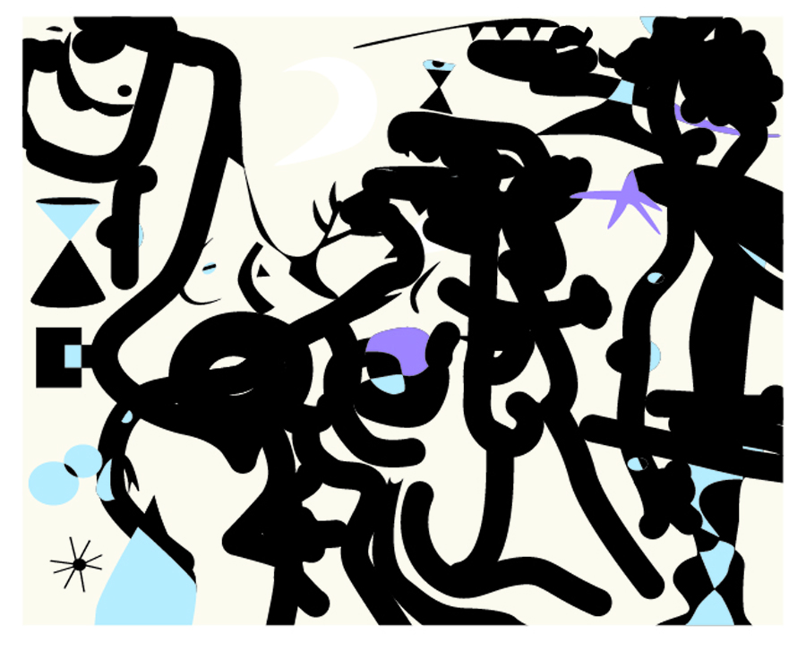 B3199-时尚简约-抽象画