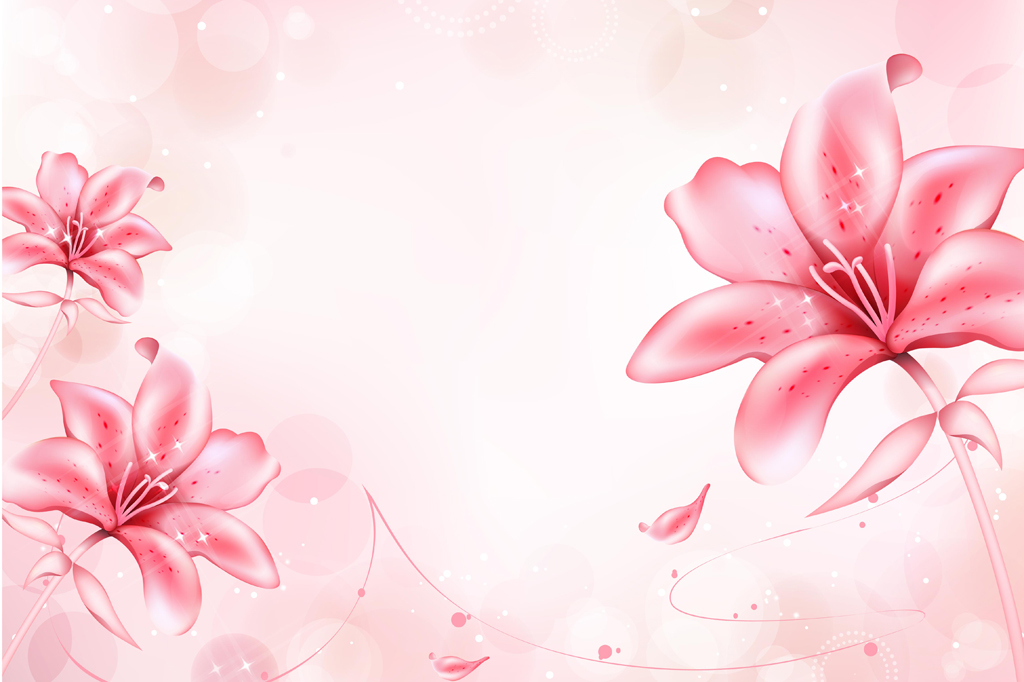 F1162-a时尚简约-花类-百合