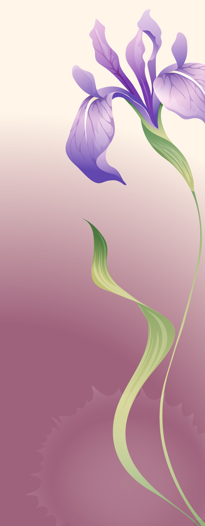 F1189-05时尚简约-百合花