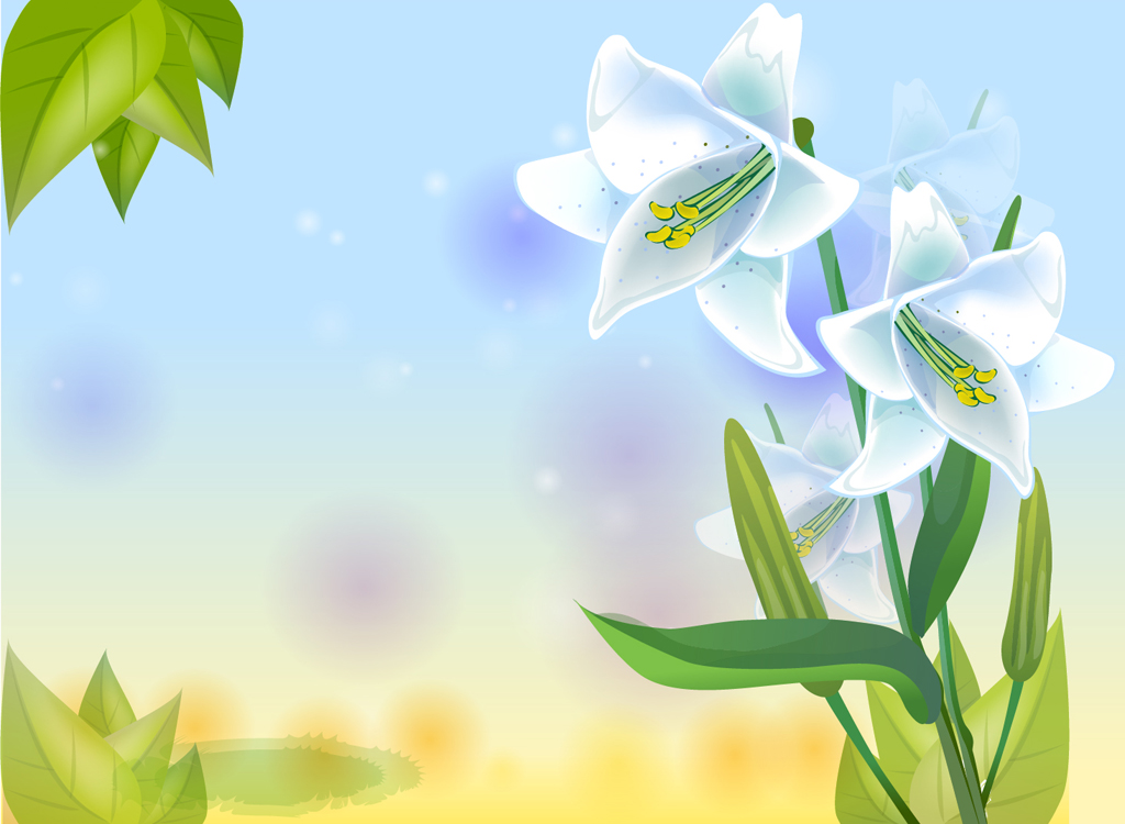 F1203时尚简约-花类-百合