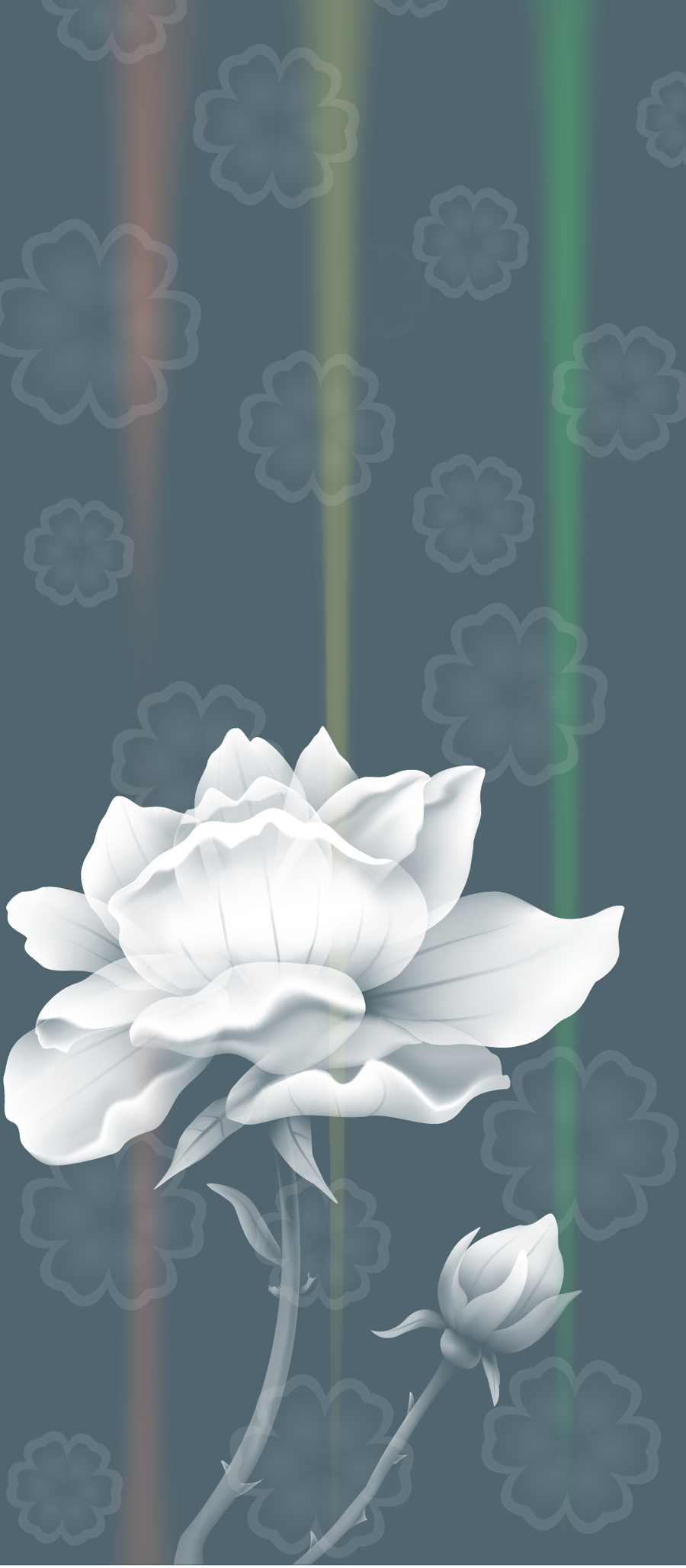 A009677-时尚简约-花卉 荷花 (3)
