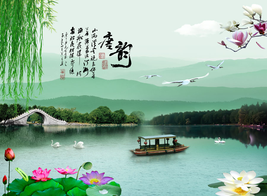 A013122-中式-自然风景-韵度