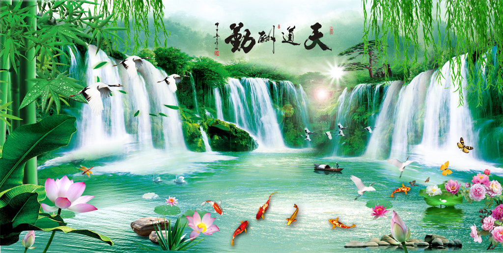 F6600-中式-高山流水