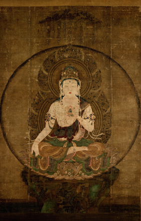 A001593中式风韵-国画宗教- 佛教-虚空蔵菩像