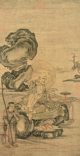 A001646中式风韵-国画宗教- 佛教-罗汉图1