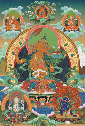 A001663中式风韵-国画宗教- 佛教-唐卡