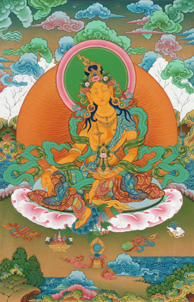 A001665中式风韵-国画宗教-佛教-唐卡