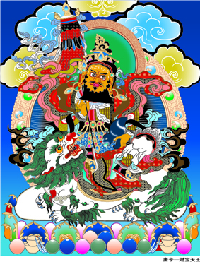 A001673中式风韵-国画宗教- 佛教-唐卡