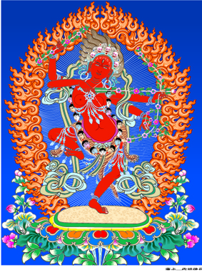 A001679中式风韵-国画宗教-佛教-唐卡-