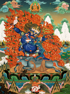 A001691中式风韵-国画宗教-佛教-唐卡