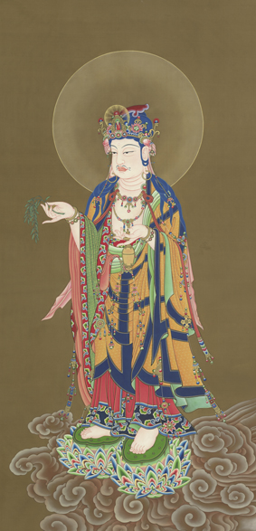 A001706中式风韵-国画宗教- 佛教 -观世音-