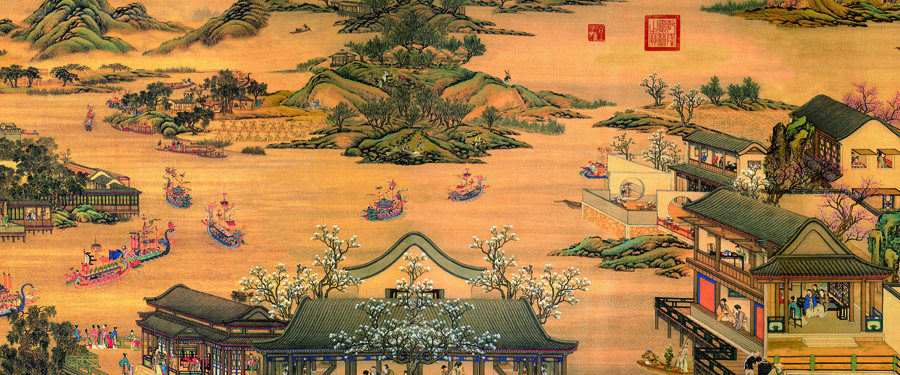 A012507-中式风韵-长卷字画