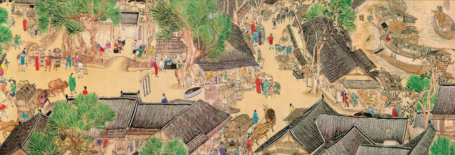 A012509-中式风韵-长卷字画