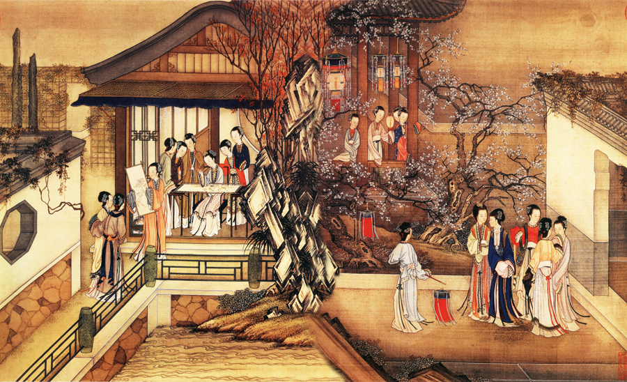 A012510-中式风韵-长卷字画