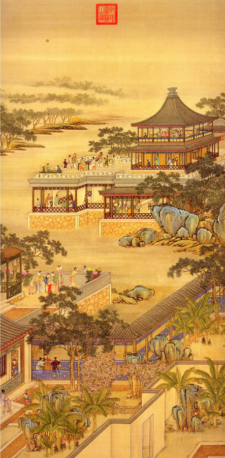 A012511-中式风韵-长卷字画