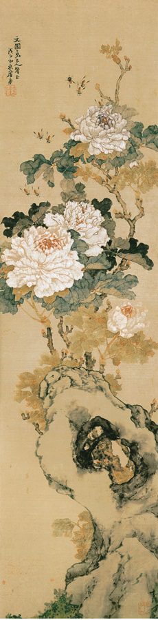 A012541-中式风韵-长卷字画 清 居廉-花卉四屏