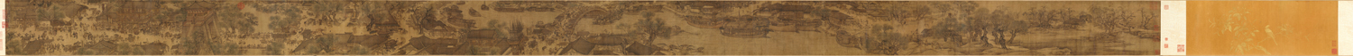A012555-中式风韵-长卷字画 张择端清明上河图卷