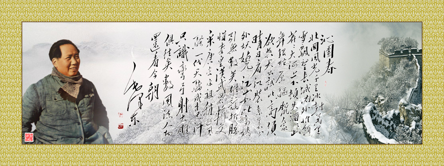 A040309-沁园春雪-黄色底纹