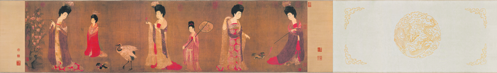 A001469中式风韵-长卷字画-辽-簪花侍女