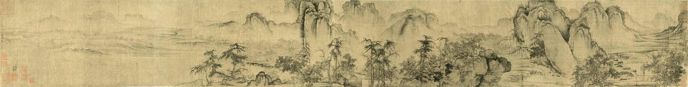 A001476中式风韵-长卷字画-北宋 郭熙 溪山秋霁图