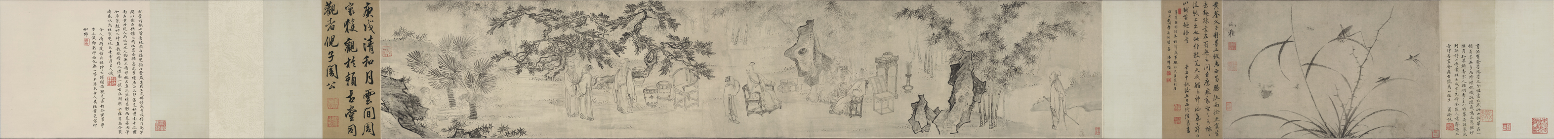 A001484中式风韵-长卷字画-辽-人物草虫图