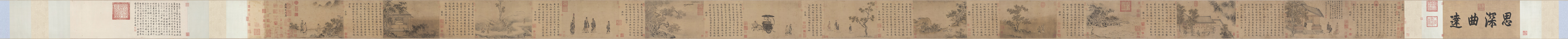 A001526中式风韵-长卷字画-辽-唐风图
