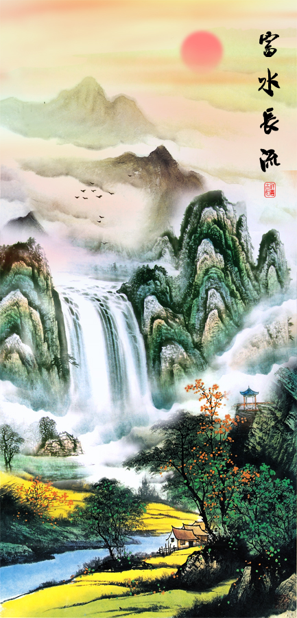 A008921-中式-国画山水
