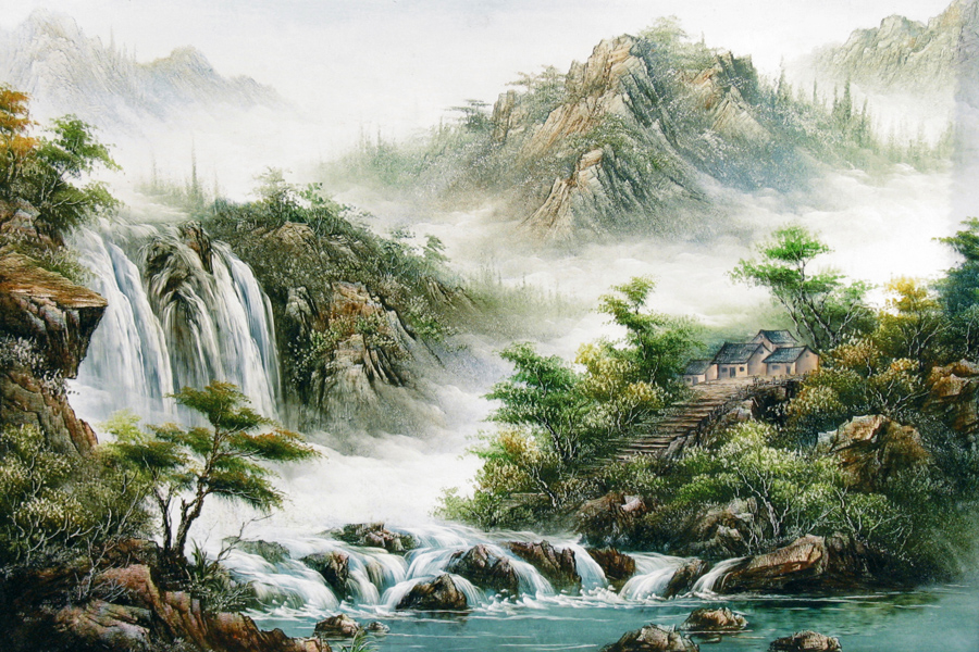 A040457-油画-山水画