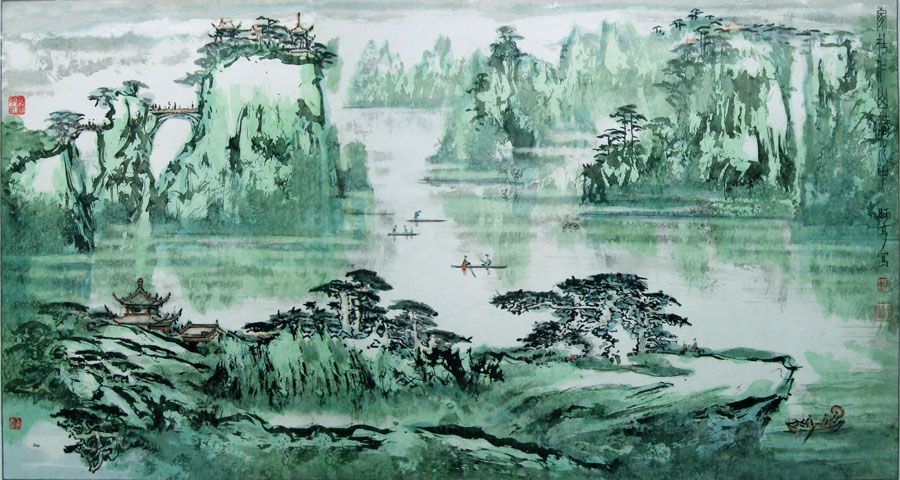 B660中式-国画山水