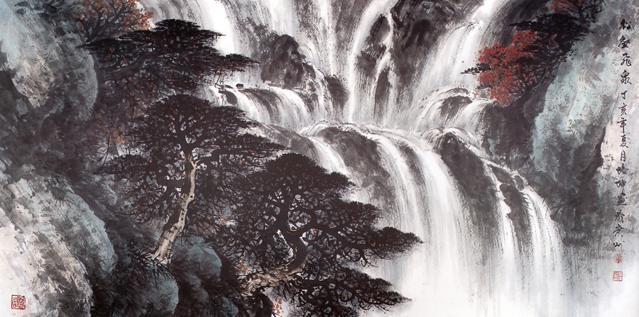 B1734中式-国画山水