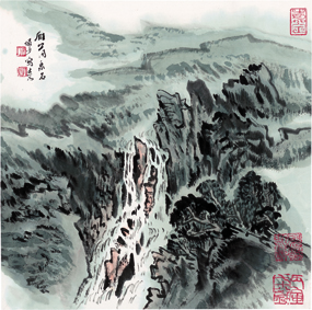 A000518中式风韵-山水风景-陆严少 山水图