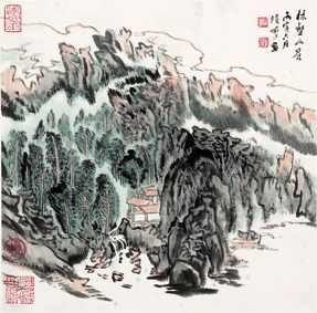 A000522中式风韵-山水风景-陆严少 山水图