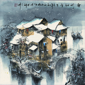 A000527中式风韵-山水风景山水-水乡