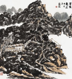 A000530中式风韵-山水风景-澄怀观道 山水