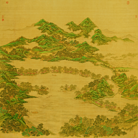 A000563中式风韵-山水风景-关槐西湖图
