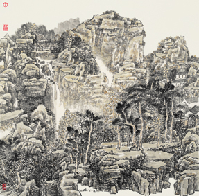 A000564中式风韵-山水风景-王铁全