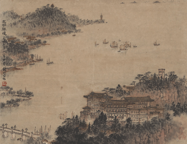 A000571中式风韵-山水风景--钱松岩-太湖胜景图
