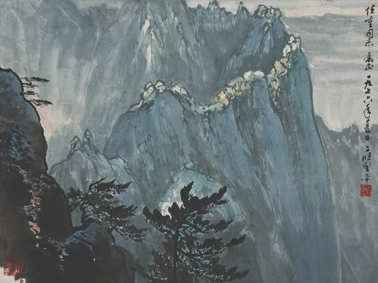 A000573中式风韵-山水风景--应野平-山水图