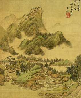 A000581中式风韵-山水风景-杨晋仿古山水