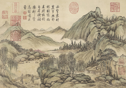 A000602中式风韵- 山水风景--方综山水
