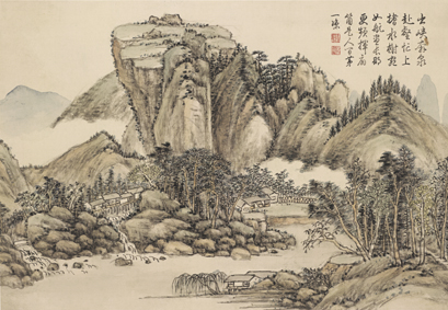 A000603中式风韵- 山水风景--方综山水