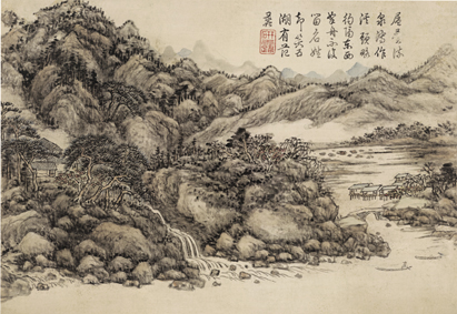 A000609中式风韵- 山水风景- 方综 山水